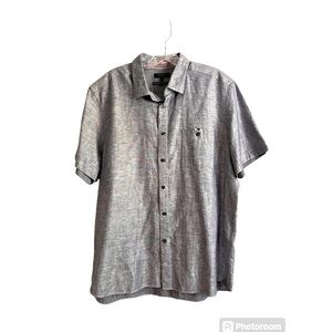 Ted Baker London MMA Pleater Button Down Casual Shirt SS Blue Size 6 - X…